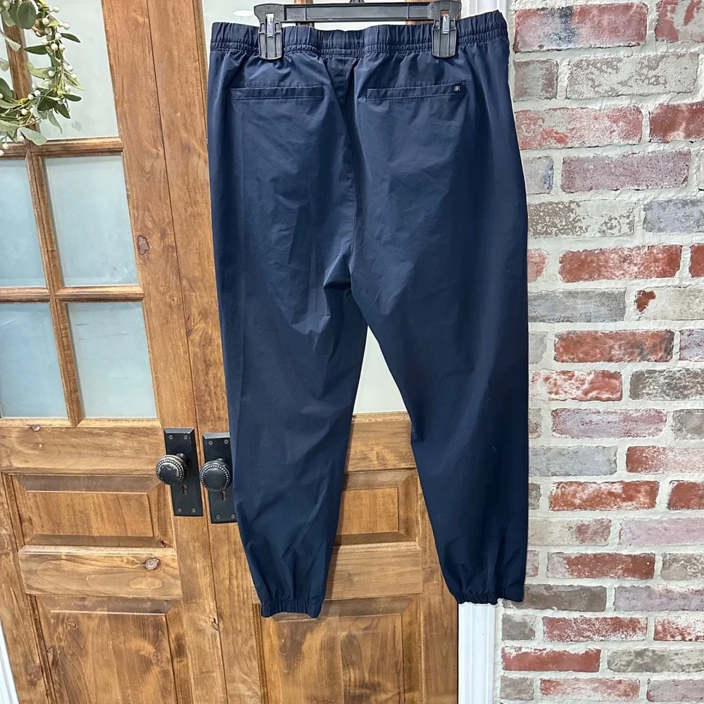 Banana Republic Jogger Pants Mens XL Navy‎ Blue Elastic Waist Performance Track
